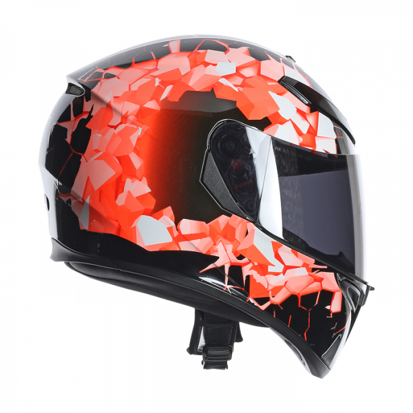 Agv K-3 SV fullbomb full face helmet Orange size S used, co: 31900