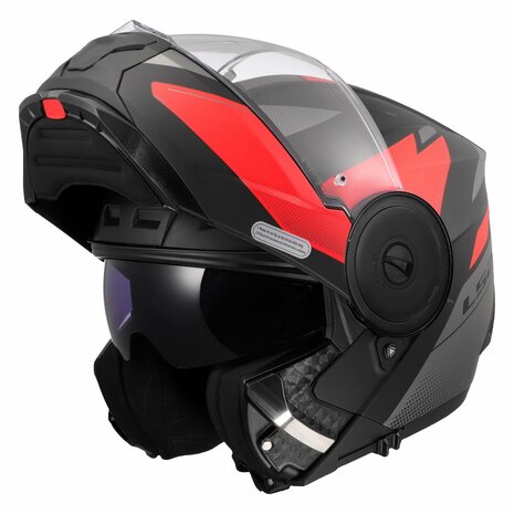 LS2 helmet FF902 SCOPE 2 - DURIA MATT BLACK RED CO:2510239