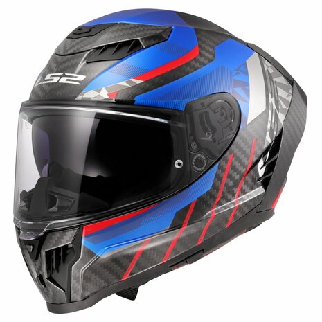 LS2 helmet OFF 807 DRAGON - TRAX BLUE RED CO: 2510240