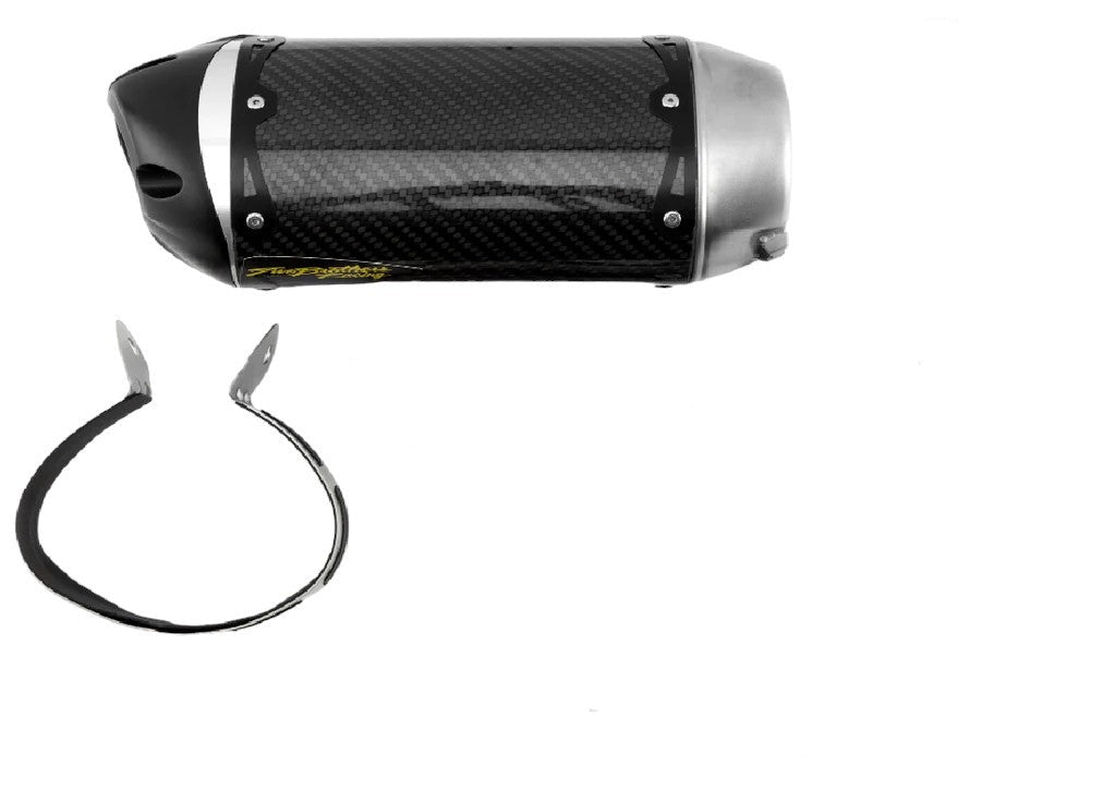 Two Brothers Racing Carbon Slip On with mid pipe Exhaust FOR R1 CO :455017