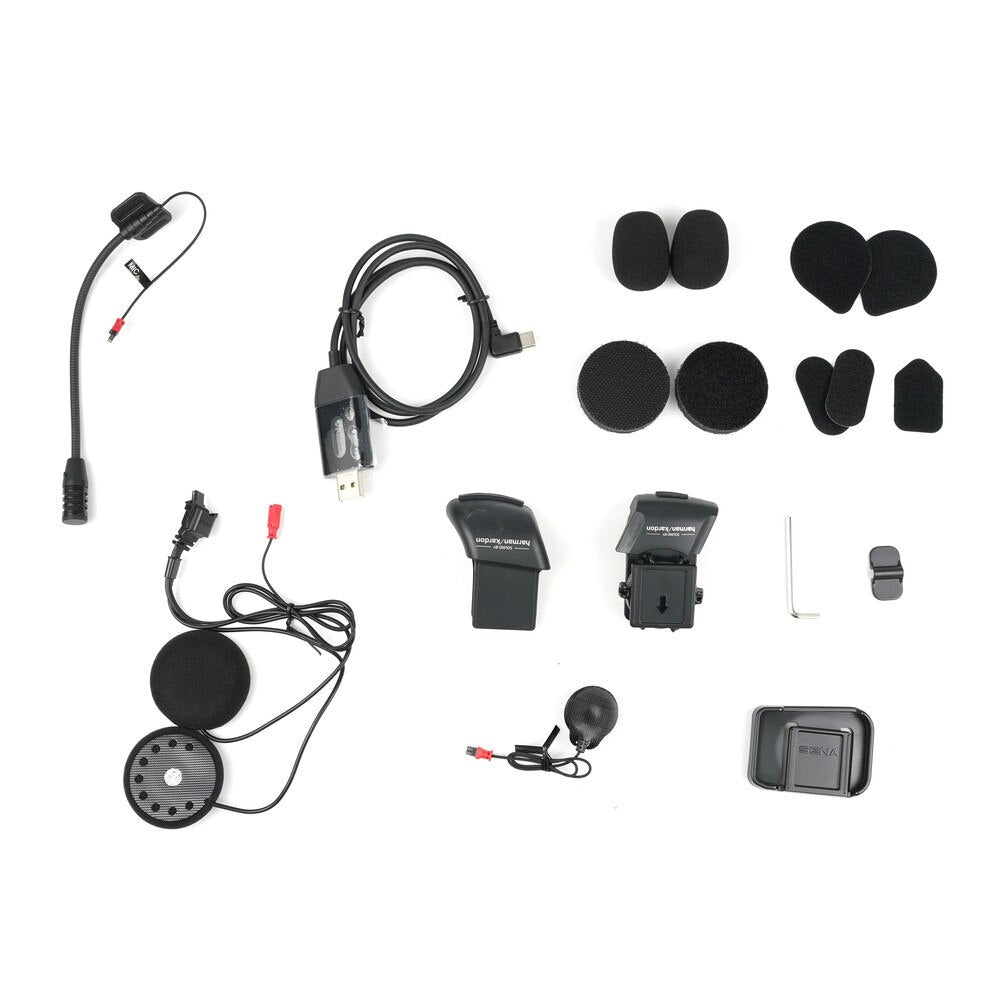 SENA 50C MOTORCYCLE HELMET 4K CAMERA AND COMMUNICATION HEADSET SYSTEM 50C-01 CO:455753