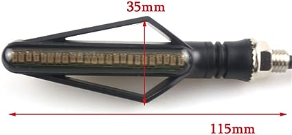 Turn Signal Light LED Taillight Flexible Lamp Flasher Blinker Motorbike co: 10656