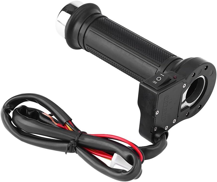 Qiilu Heated Motorcycle Grip Kit 22mm 7/8 inches Universal Electric Hot Thermal Grip Warm Hand Grips Hot Handlebar CO: 256