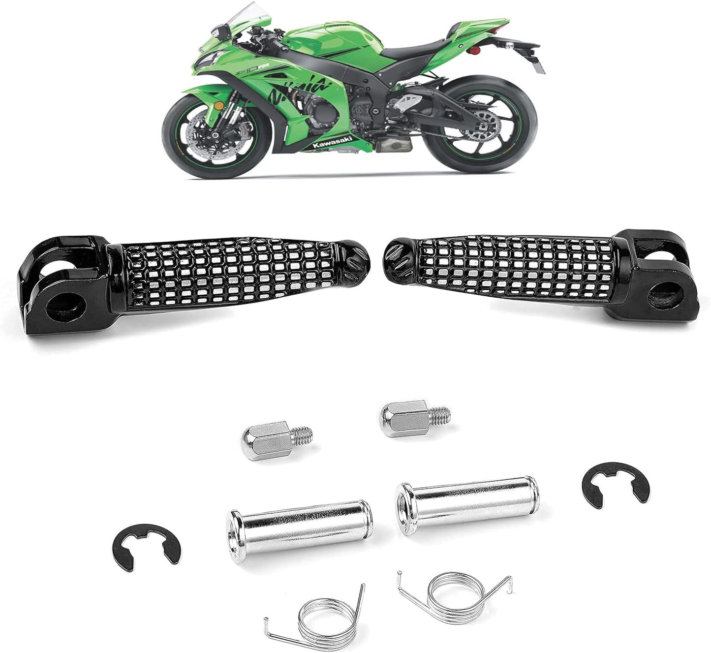 Kawasaki Motorcycle Footpeg Front Foot Pegs Footrest for Kawasaki CO : 454895