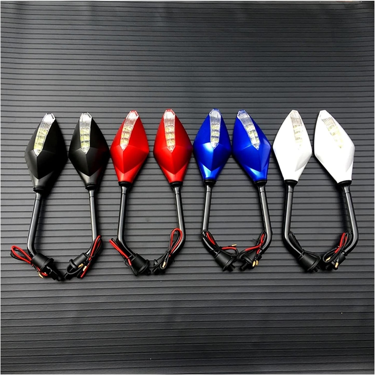 Universal Motorcycle LED Turn Signals Motorcycle Rearview Mirrors CO : 454812