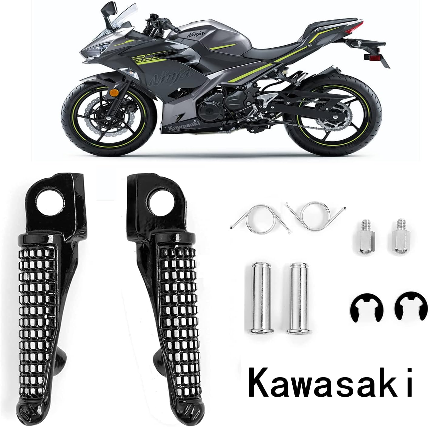 Kawasaki Motorcycle Footpeg Front Foot Pegs Footrest for Kawasaki CO : 454895