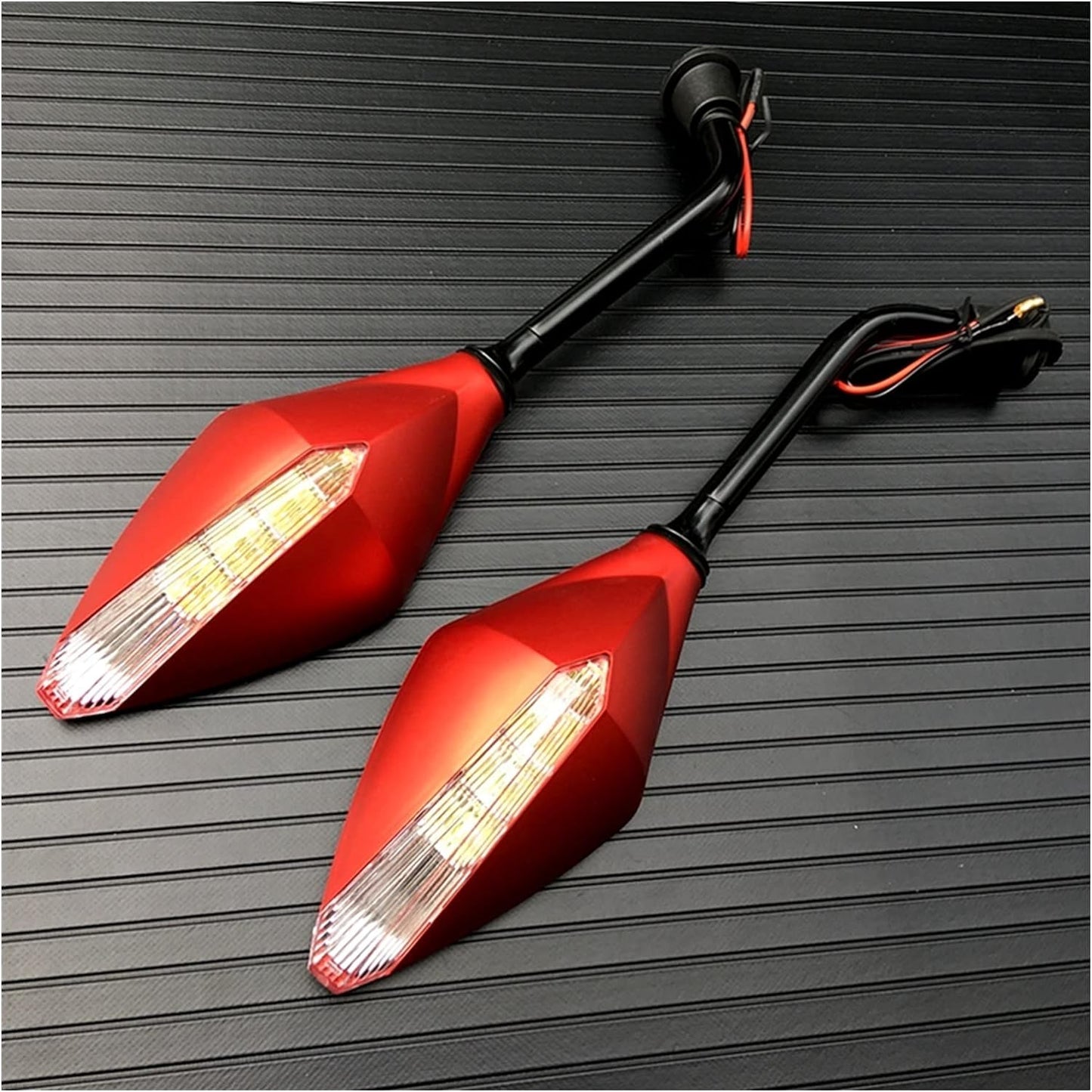 Universal Motorcycle LED Turn Signals Motorcycle Rearview Mirrors CO : 454812
