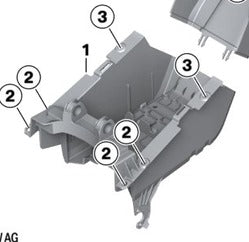 Rear Carrier Element, Front - BMW-Motorrad (46621686598) Co: 343