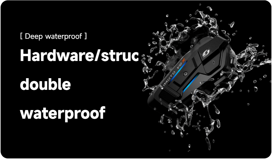 Vimoto V10 Helmet Mounted Bluetooth Headset CO:456006