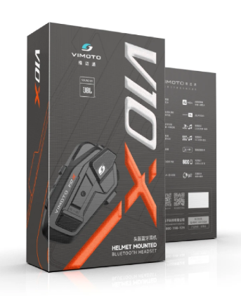 Vimoto V10 Helmet Mounted Bluetooth Headset CO:456006