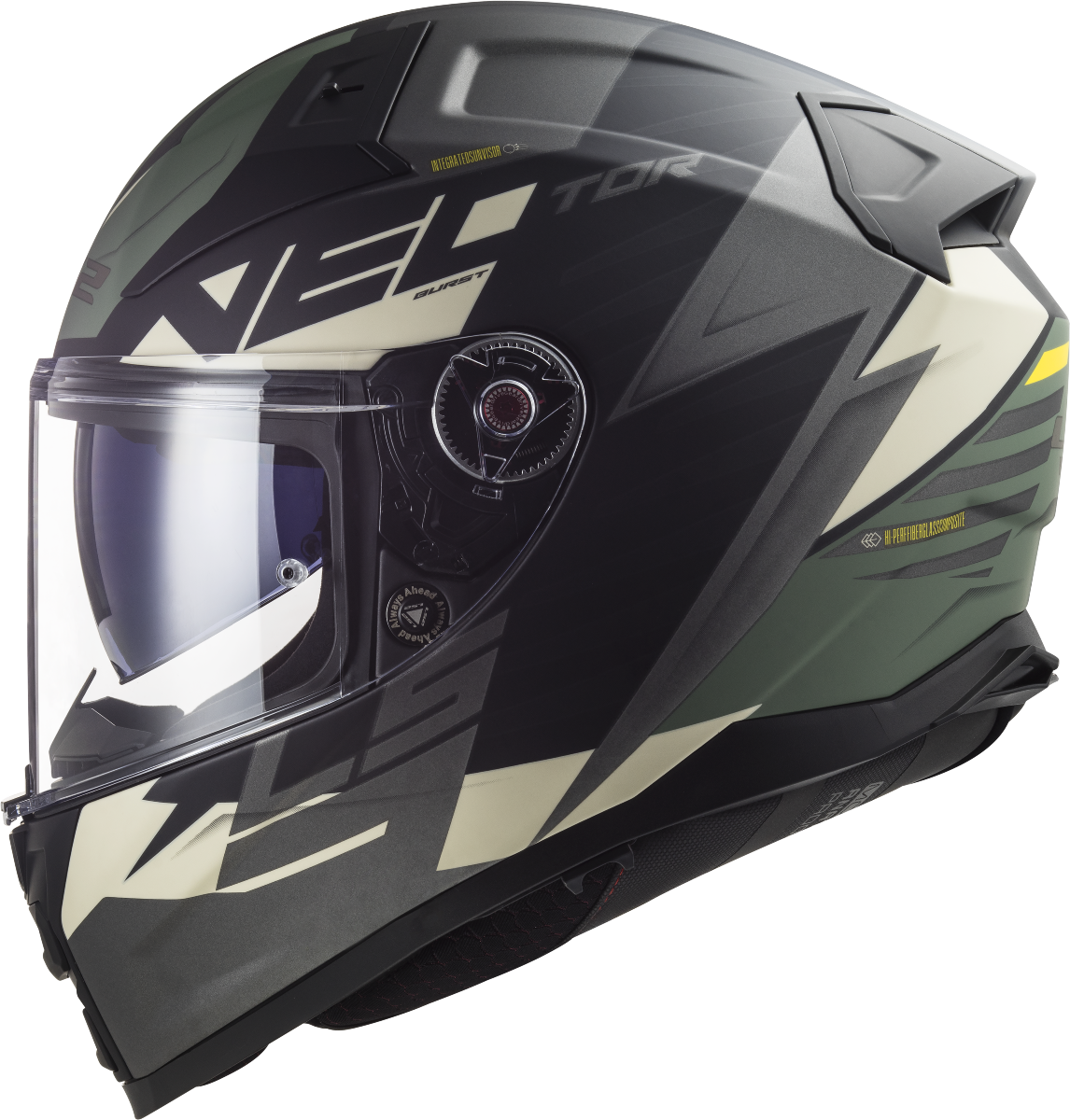 LS2 FF811 VECTOR II M.BLACK SILVER 06(03-3) HELMET CO: 454887