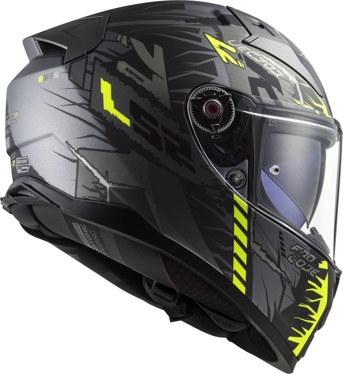 LS2 FF811 VECTOR II M.TITAN.H-V YELLOW 06(03-2) HELMET CO: 454887