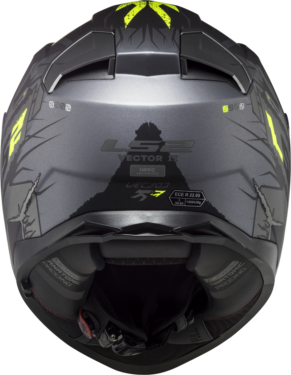 LS2 FF811 VECTOR II M.TITAN.H-V YELLOW 06(03-2) HELMET CO: 454887