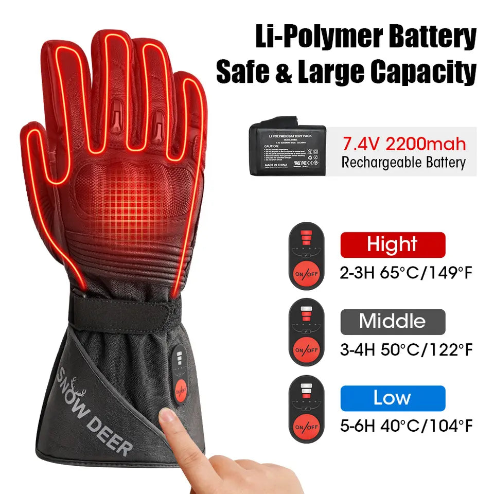 snow beer intelligent heated gloves Size: Small co: 2510086