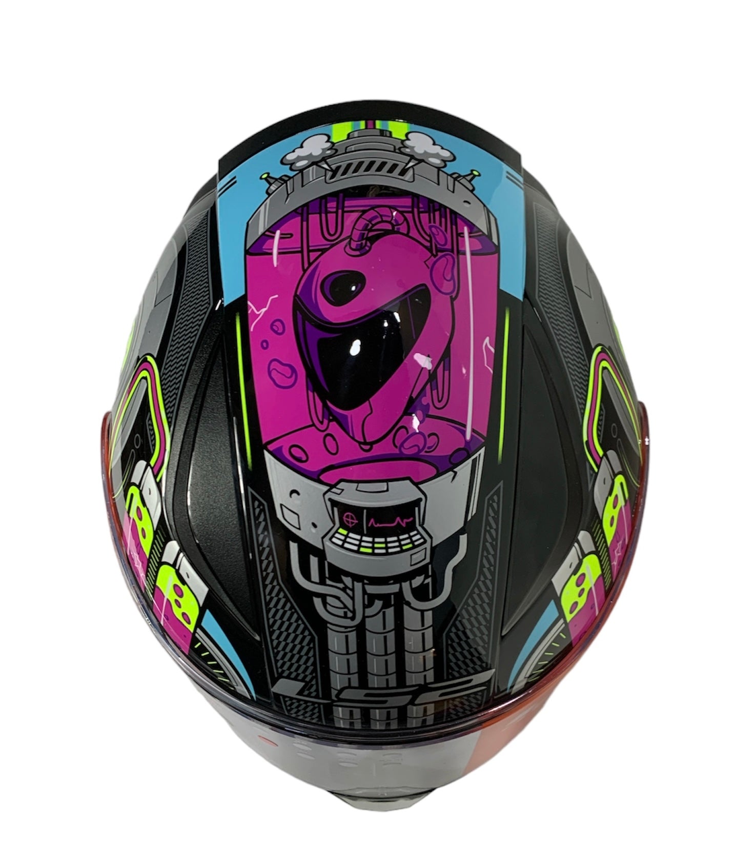 LS2 FF353 NEO Blue Purple HELMET :CO 31609