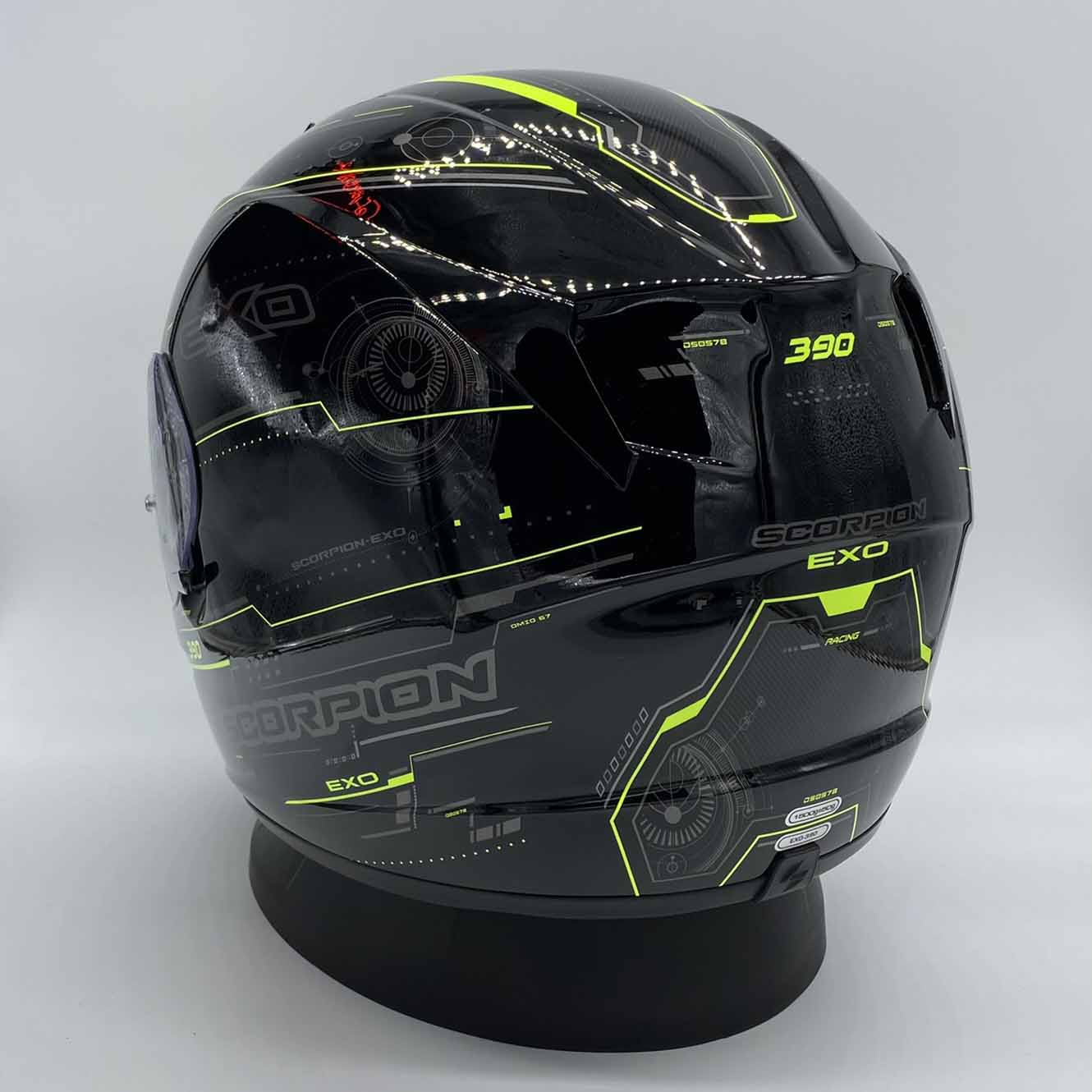 SCORPION EXO-390 Beat Black-neon Yellow XL -L CO: 454768