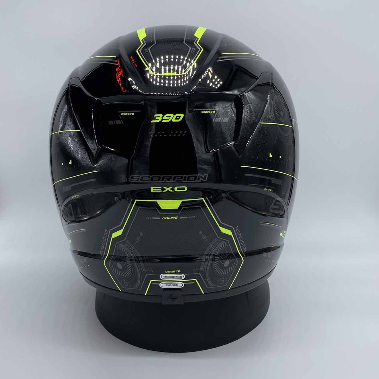 SCORPION EXO-390 Beat Black-neon Yellow XL -L CO: 454768