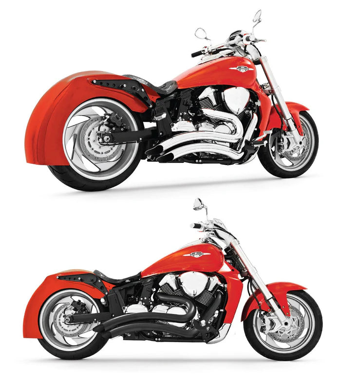 Freedom Exhaust SHARP CURVE RADIUS SCALLOP CUT SUZUKI M109R 2006-PRESENT co:456858