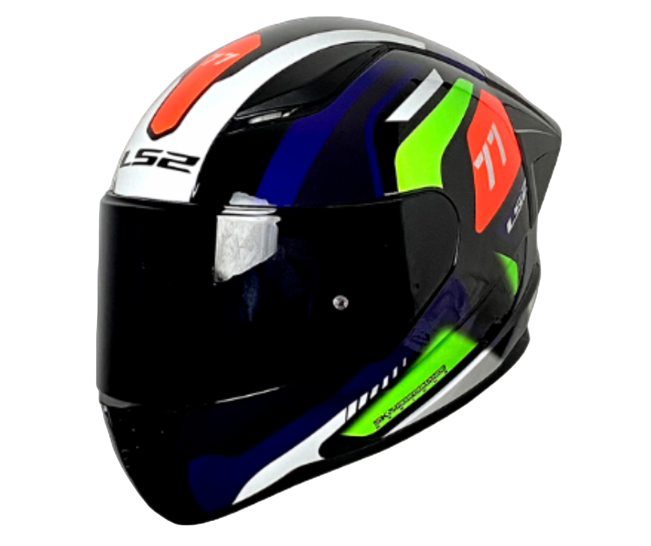 LS2 FF353 HYPER SPEED BLACK NAVY BLUE (353-137) HELMET :CO 31609