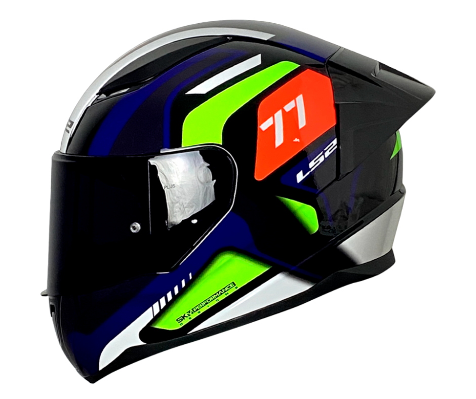 LS2 FF353 HYPER SPEED BLACK NAVY BLUE (353-137) HELMET :CO 31609