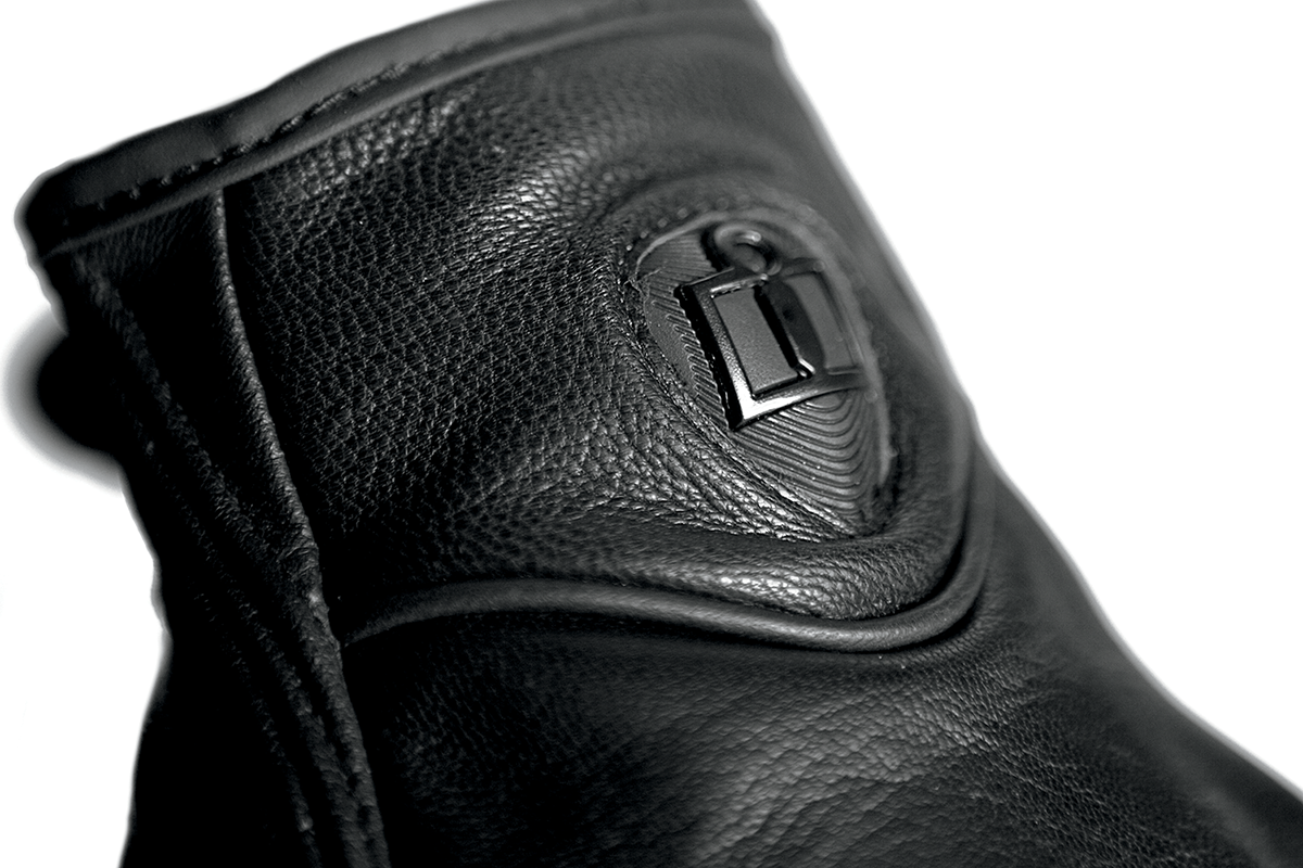 ICON LITTHER HALF GLOVES ( L ) CO: 2510136
