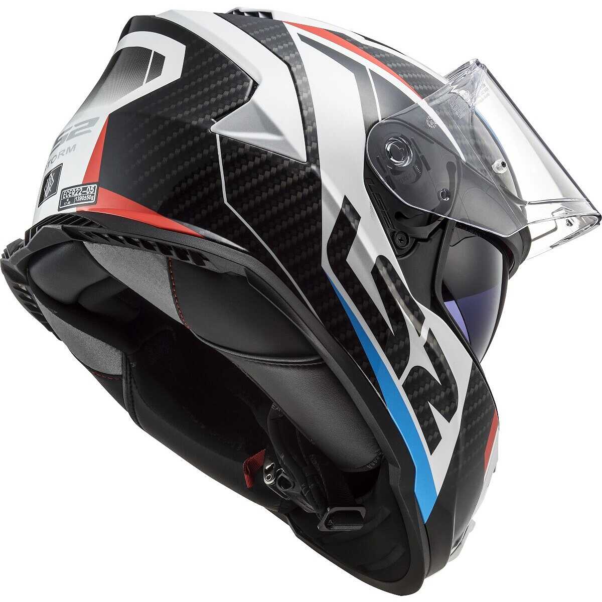 LS2 helmet FF800 STORM 2 - STORM II RACER RED BLUE-06 CO:2510241