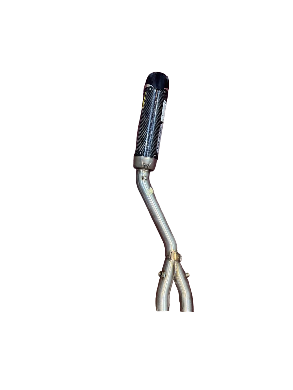 Two Brothers Racing Carbon Slip On with mid pipe Exhaust FOR R1 CO :455017
