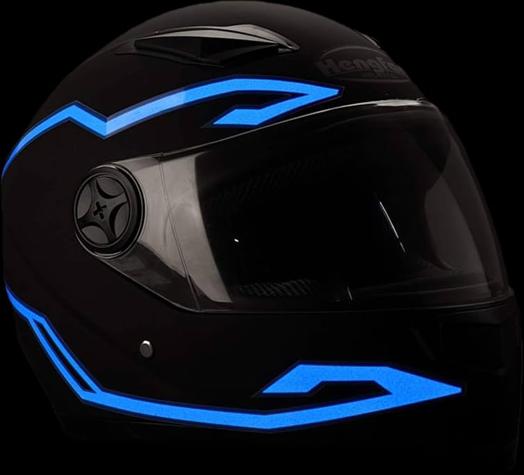 HELMET LED LIGHT BLUE CO.456345