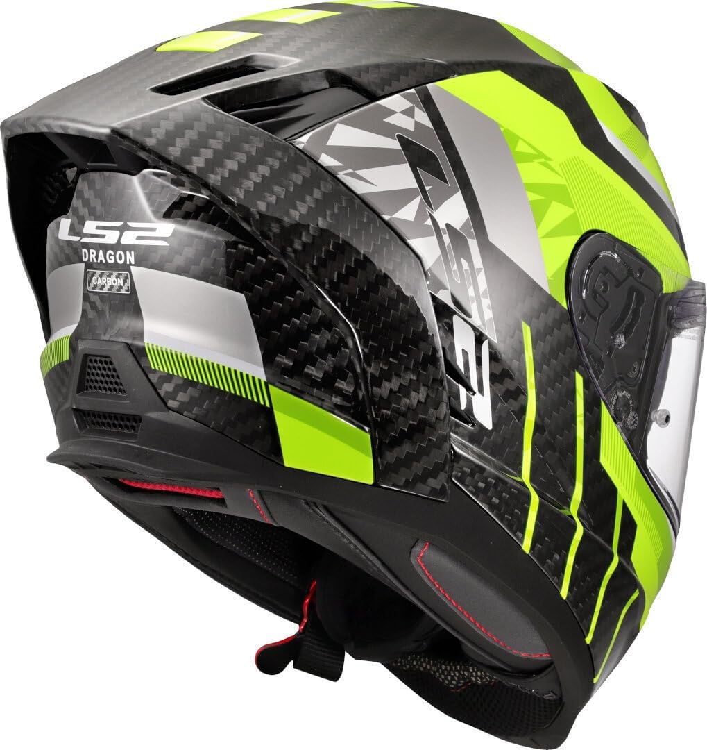LS2 helmet OFF 807 DRAGON - TRAX H-VIS YELLOW CO: 2510240
