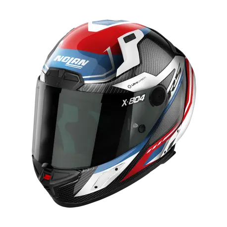 NOLAN X-804 RS Ultra Carbon | White-Red-Blue (used) co:455660 size m