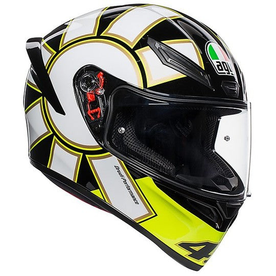 AGV K-1 Integral Motorcycle Helmet SIZE MS CO : 454767