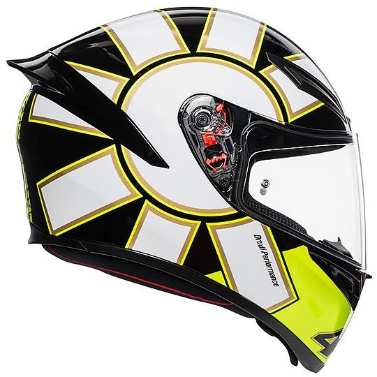AGV K-1 Integral Motorcycle Helmet SIZE MS CO : 454767
