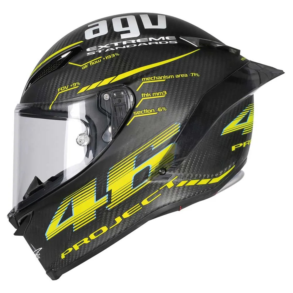AGV PISTA GP PINLOCK ROSSI PROJECT 46 2.0 CARBON MATT S CO:688 AGV PISTA GP PINLOCK ROSSI PROJECT 46 2.0 CARBON MATT S CO:688
