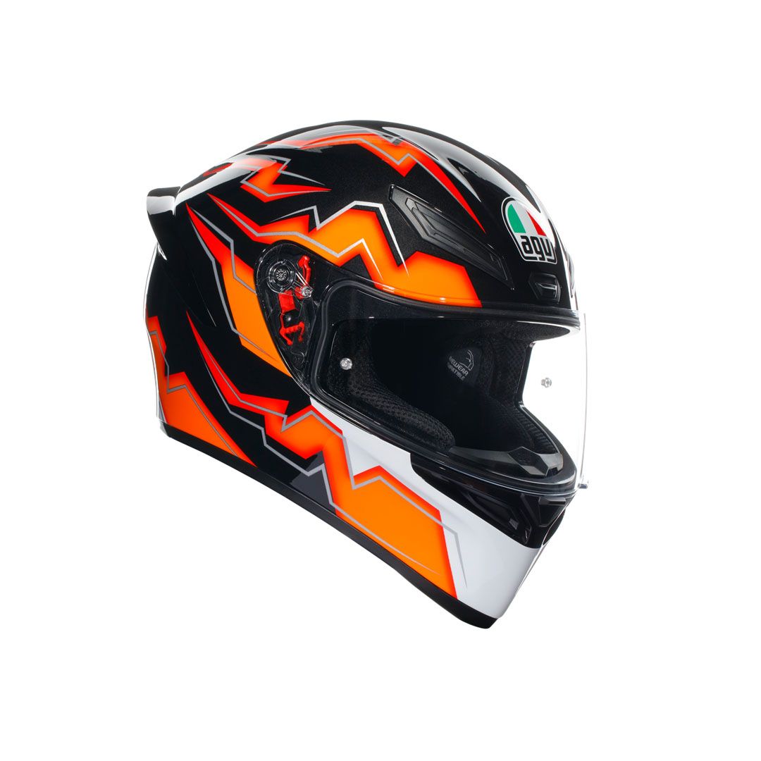 agv k1 ml size agv k1 Helmet KRIPTON BLACK/ORANGE SIZE ML CO : 455653 – Saadawy-Store
