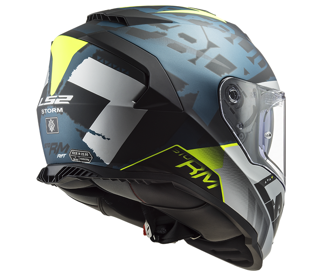 LS2 helmet FF800 STORM 2 - STORM II SPRINTER M.SILVER COBALT CO:2510241