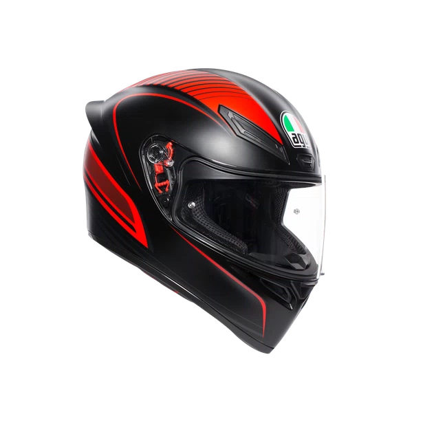 K1 MULTI ECE2205 - WARMUP MATT BLACK/RED SIZE L CO : 455006