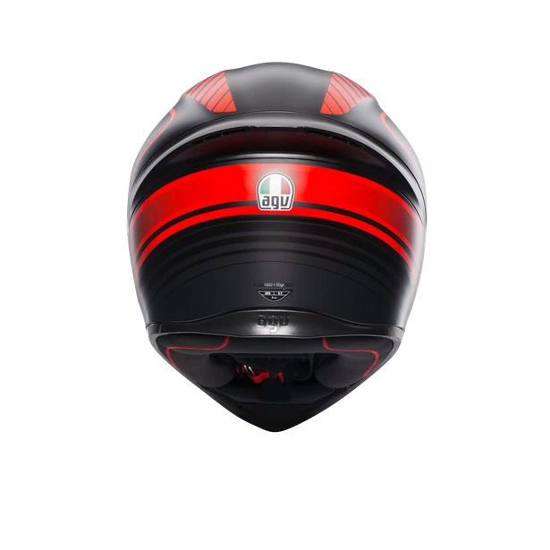 K1 MULTI ECE2205 - WARMUP MATT BLACK/RED SIZE L CO : 455006