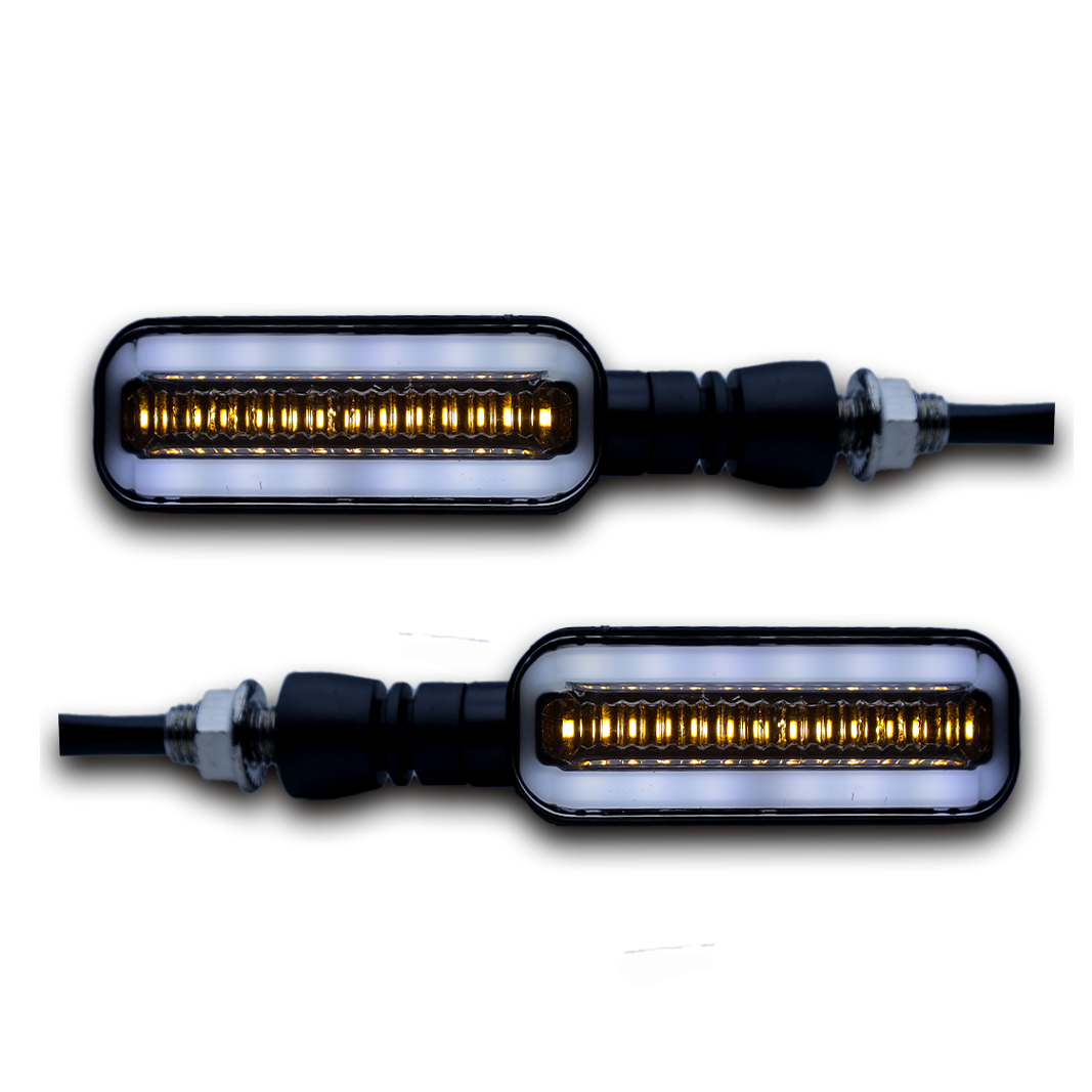 TURN LED Taillight Flexible Lamp Flasher Blinker Motorbike co:31354