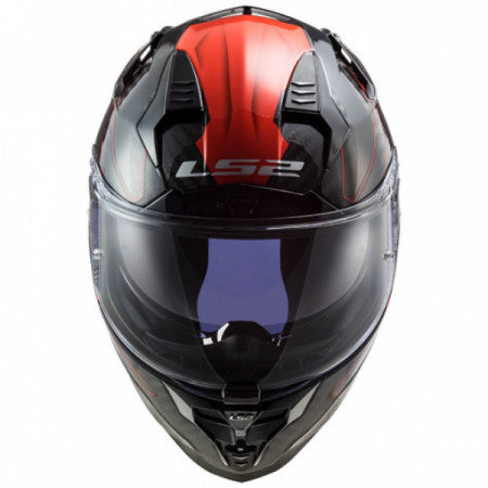 LS2 FF327 CHALLENGER CT2 FOLD GLOSS RED ( 13-41) HELMET CO: 454892