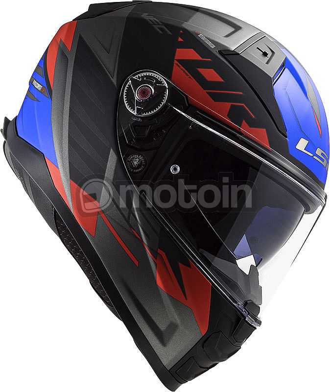 LS2 FF811 VECTOR II MATT BLACK RED BLUE 06(03-4) HELMET CO: 454887