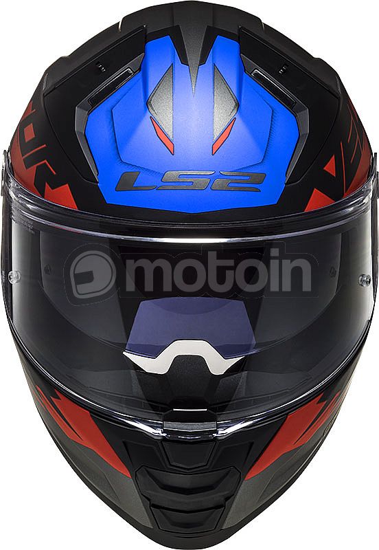 LS2 FF811 VECTOR II MATT BLACK RED BLUE 06(03-4) HELMET CO: 454887