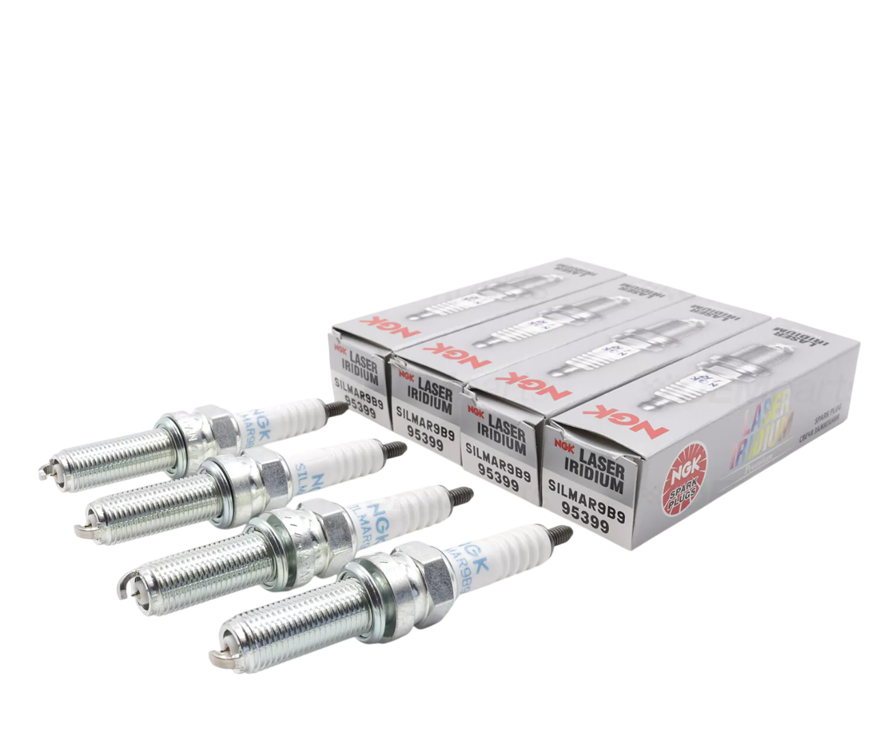 Set of (4) NGK SILMAR9B9 Spark Plugs Kawasaki #92070-0047 CO : 32088