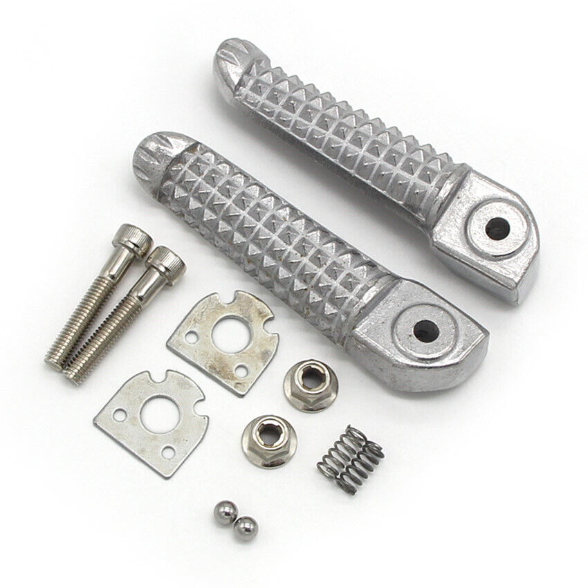 Silver Rear Footrest foot pegs/main step arm for Yamaha YZF R6R RaceBase YZF R1 CO : 454894