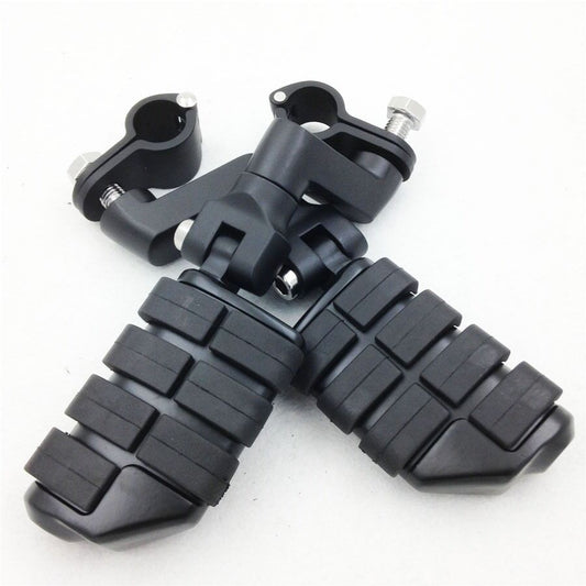 HTTMT 1.5" Kuryakyn Dually Highway Clamps Large Foot Pegs For TRIUMPH ROCKET 3 USED CO : 454560