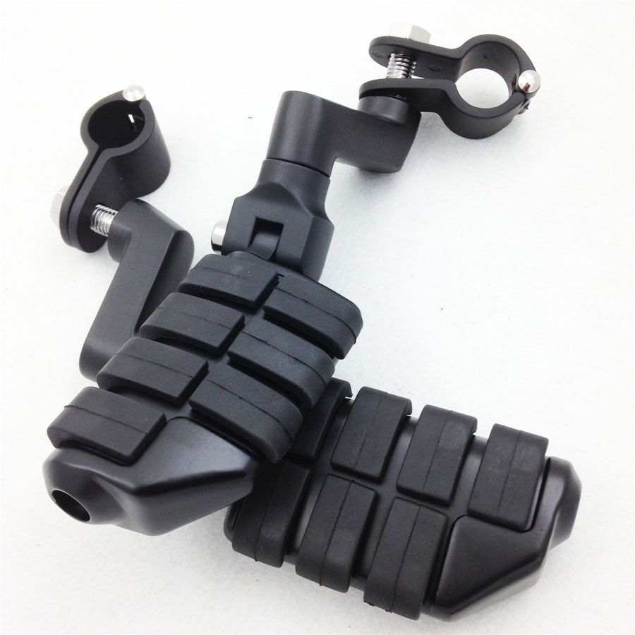 HTTMT 1.5" Kuryakyn Dually Highway Clamps Large Foot Pegs For TRIUMPH ROCKET 3 USED CO : 454560