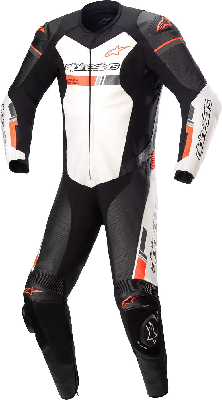 ALPINESTARS GP Force Chaser 1-Piece Suit - Black/White/Red Fluo - US 38 / EU 48 CO : 2510199