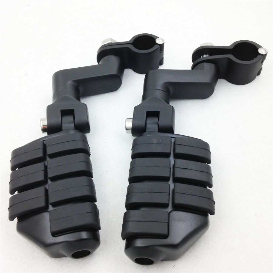 HTTMT 1.5" Kuryakyn Dually Highway Clamps Large Foot Pegs For TRIUMPH ROCKET 3 USED CO : 454560