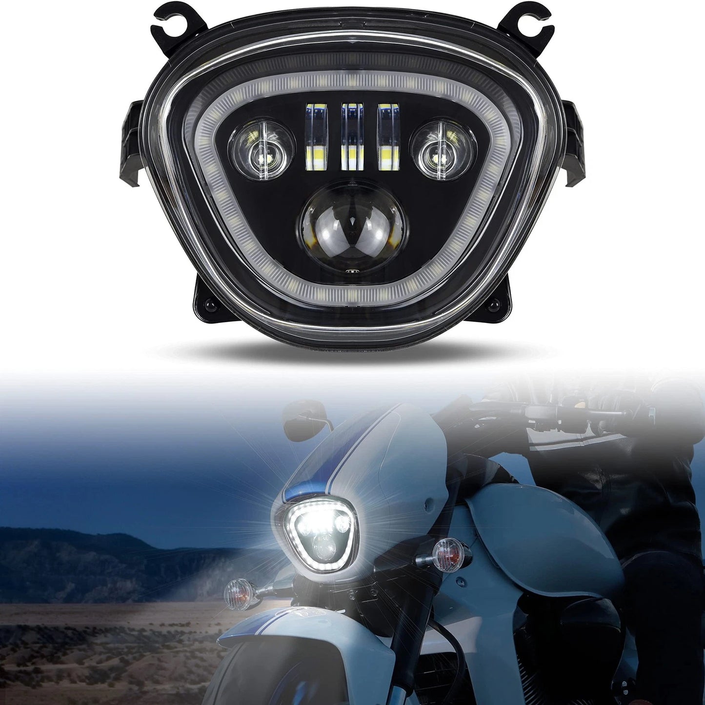 Suzuki boulevard m109r LED Headlight 2006-2026 plug&play code:456137