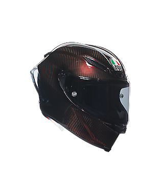 AGV PIsta GP RR Mono Red Carbon Co: 454662 + Cardo Packtalk Edge Co: 454660