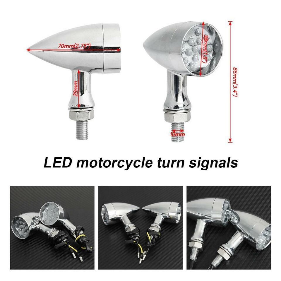 2pcs Motorcycle LED Turn Signal Lights CO : 454897